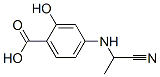 68575-96-2,Benzoic acid, 4-[(1-cyanoethyl)amino]-2-hydroxy-, (+)- (9CI)