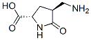 686288-07-3,L-Proline, 4-(aminomethyl)-5-oxo-, (4S)- (9CI)