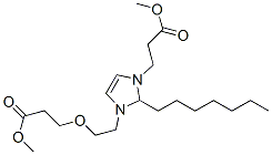 68630-93-3,methyl 2-heptyl-2,3-dihydro-3-[2-(3-methoxy-3-oxopropoxy)ethyl]-1H-imidazole-1-propionate