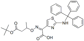 68672-66-2,(Z)-2-(tert-Butoxycarbonylprop-2-oxyimino)-2-(2-tritylaminothiazol-4-yl)acetic acid