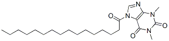 68696-84-4,1H-Purine-2,6-dione,  3,7-dihydro-1,3-dimethyl-7-(1-oxohexadecyl)-