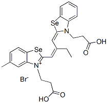 68758-81-6,3-(2-carboxyethyl)-2-[2-[[3-(2-carboxyethyl)-(3H)-benzoselenazol-2-ylidene]methyl]but-1-enyl]-5-methylbenzoselenazolium bromide