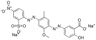 68833-61-4,disodium 5-[[2-methoxy-5-methyl-4-[(4-nitro-2-sulphonatophenyl)azo]phenyl]azo]salicylate