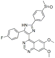 688359-17-3,Quinazoline,  4-[5-(4-fluorophenyl)-2-[4-(methylsulfinyl)phenyl]-1H-imidazol-4-yl]-6,7-dimethoxy-  (9CI)
