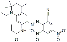 68900-95-8,N-[6-[(2-cyano-4,6-dinitrophenyl)azo]-1-ethyl-1,2,3,4-tetrahydro-2,2,4-trimethylquinolin-7-yl]propionamide