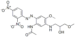 68901-08-6,N-[2-[(2,4-dinitrophenyl)azo]-5-[(2-hydroxy-3-methoxypropyl)amino]-4-methoxyphenyl]acetamide