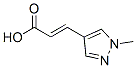 689251-97-6,(2E)-3-(1-METHYL-1H-PYRAZOL-4-YL)ACRYLIC ACID