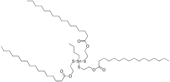 68928-39-2,(butylstannylidyne)tris(thioethylene) tripalmitate