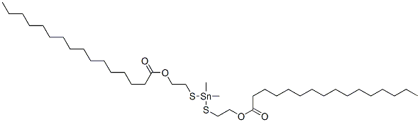 68928-49-4,(dimethylstannylene)bis(thioethylene) dipalmitate