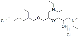 68938-75-0,1-(diethylamino)-3-[2-(diethylamino)-1-[[(2-ethylpentyl)oxy]methyl]ethoxy]propan-2-ol dihydrochloride