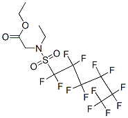 68957-53-9,ethyl N-ethyl-N-[(tridecafluorohexyl)sulphonyl]glycinate