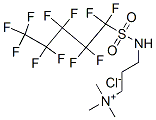 68957-55-1,trimethyl-3-[[(undecafluoropentyl)sulphonyl]amino]propylammonium chloride