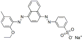 68959-00-2,sodium 3-[[4-[(2-ethoxy-5-methylphenyl)azo]-1-naphthyl]azo]benzenesulphonate