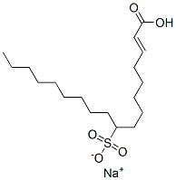 68959-02-4,sodium hydrogen 9-sulphonatooctadecenoate
