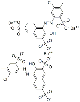 68959-10-4,tribarium bis[4-[(5-chloro-4-methyl-2-sulphonatophenyl)azo]-3-hydroxynaphthalene-2,7-disulphonate]