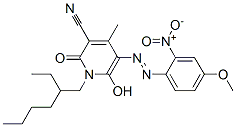 68992-01-8,1-(2-ethylhexyl)-1,2-dihydro-6-hydroxy-5-[(4-methoxy-2-nitrophenyl)azo]-4-methyl-2-oxonicotinonitrile
