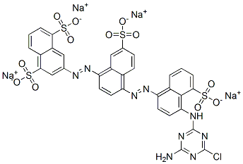 68992-02-9,tetrasodium 3-[[4-[[4-[(4-amino-6-chloro-1,3,5-triazin-2-yl)amino]-5-sulphonato-1-naphthyl]azo]-7-sulphonato-1-naphthyl]azo]naphthalene-1,5-disulphonate