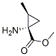 690205-38-0,Cyclopropanecarboxylic acid, 1-amino-2-methyl-, methyl ester, (1S,2S)- (9CI)