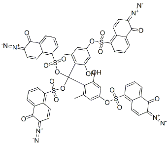 69039-70-9,methylenebis(3-hydroxy-5-methyl-4,1-phenylene) tetrakis(6-diazo-5,6-dihydro-5-oxonaphthalene-1-sulphonate)