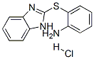 69104-73-0,2-(1H-BENZIMIDAZOL-2-YLTHIO)ANILINE HYDROCHLORIDE