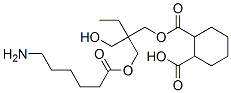69178-39-8,[2-[[(6-amino-1-oxohexyl)oxy]methyl]-2-(hydroxymethyl)butyl] hydrogen cyclohexane-1,2-dicarboxylate
