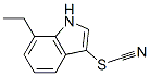 691848-34-7,Thiocyanic acid, 7-ethyl-1H-indol-3-yl ester (9CI)