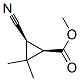 69193-33-5,Cyclopropanecarboxylic acid, 3-cyano-2,2-dimethyl-, methyl ester, cis- (9CI)
