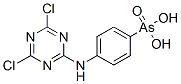 69239-50-5,[4-[(4,6-dichloro-1,3,5-triazin-2-yl)amino]phenyl]arsonic acid