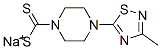 69389-05-5,sodium 4-(3-methyl-1,2,4-thiadiazol-5-yl)-1-piperazinecarbodithioate
