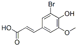 6948-33-0,3-BROMO-4-HYDROXY-5-METHOXYCINNAMIC ACID