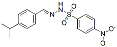 6949-48-0,4-nitro-N-[(4-propan-2-ylphenyl)methylideneamino]benzenesulfonamide