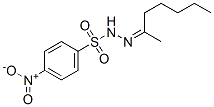 6949-52-6,N-(heptan-2-ylideneamino)-4-nitro-benzenesulfonamide