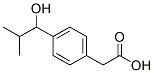 69519-08-0,Benzeneacetic acid, 4-(1-hydroxy-2-methylpropyl)- (9CI)