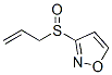 69528-81-0,Isoxazole, 3-(2-propenylsulfinyl)- (9CI)