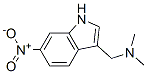 6954-87-6,3-(DIMETHYLAMINOMETHYL)-6-NITROINDOLE