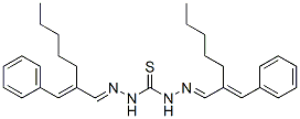 6956-34-9,1,3-bis(2-benzylideneheptylideneamino)thiourea