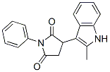 6960-07-2,3-(2-methyl-1H-indol-3-yl)-1-phenyl-pyrrolidine-2,5-dione