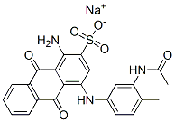 69658-24-8,sodium 4-[[3-(acetylamino)-4-methylphenyl]amino]-1-amino-9,10-dihydro-9,10-dioxoanthracene-2-sulphonate