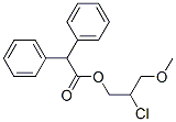 6973-91-7,(2-chloro-3-methoxy-propyl) 2,2-diphenylacetate