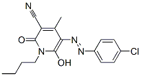 69808-32-8,1-butyl-5-[(4-chlorophenyl)azo]-1,2-dihydro-6-hydroxy-4-methyl-2-oxonicotinonitrile