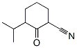 69843-86-3,Cyclohexanecarbonitrile, 3-(1-methylethyl)-2-oxo- (9CI)