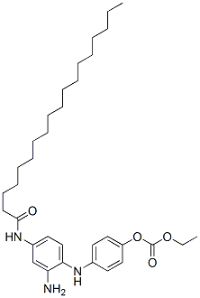 69847-37-6,4-[2-amino-4-[(1-oxooctadecyl)amino]anilino]phenyl ethyl carbonate