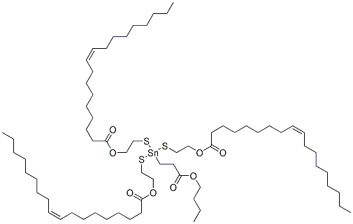 69882-12-8,[(3-butoxy-3-oxopropyl)stannylidyne]tris(thioethylene) trioleate