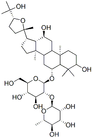 69884-00-0,(3b,6a,12b,24R)-20,24-Epoxy-3,12,25-trihydroxydammaran-6-yl 2-O-(6-deoxy-alpha-L-mannopyranosyl)-beta-D-glucopyranoside
