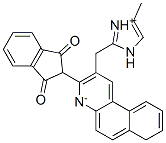 80032-67-3,2-benzo[f]quinolin-3-yl-1H-indene-1,3(2H)-dione, mono[(4-methyl-1H-imidazolyl)methyl] derivative