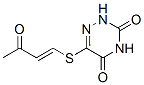 80037-01-0,6-(3-oxobut-1-enylsulfanyl)-2H-1,2,4-triazine-3,5-dione