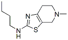 801171-81-3,Thiazolo[5,4-c]pyridine, 2-(butylamino)-4,5,6,7-tetrahydro-5-methyl- (8CI)