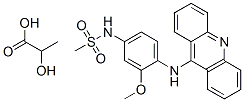 80277-11-8,N-[4-(acridin-9-ylamino)-3-methoxy-phenyl]methanesulfonamide: 2-hydrox ypropanoic acid