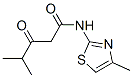 803724-69-8,Pentanamide, 4-methyl-N-(4-methyl-2-thiazolyl)-3-oxo- (9CI)