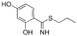 804436-00-8,Benzenecarboximidothioic acid, 2,4-dihydroxy-, propyl ester (9CI)